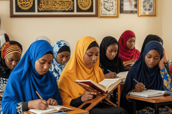 Students learning